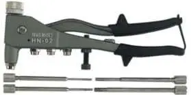 Vegël për kapëse Teng Tools HN02, për vrima M3-M6, e zezë
