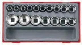 Set Çelësa Teng Tools 1/2", 17 copë - 1
