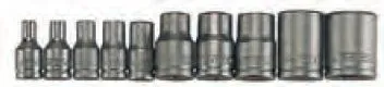 Set prizash Teng Tools, 1/4", 3/8" - 1