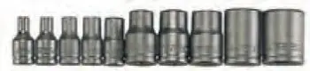 Set prizash Teng Tools, 1/4", 3/8"