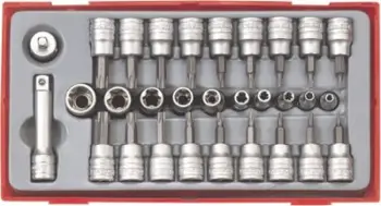Set çelësash Teng Tools TTTX30 TX, 1/4″ dhe 3/8″