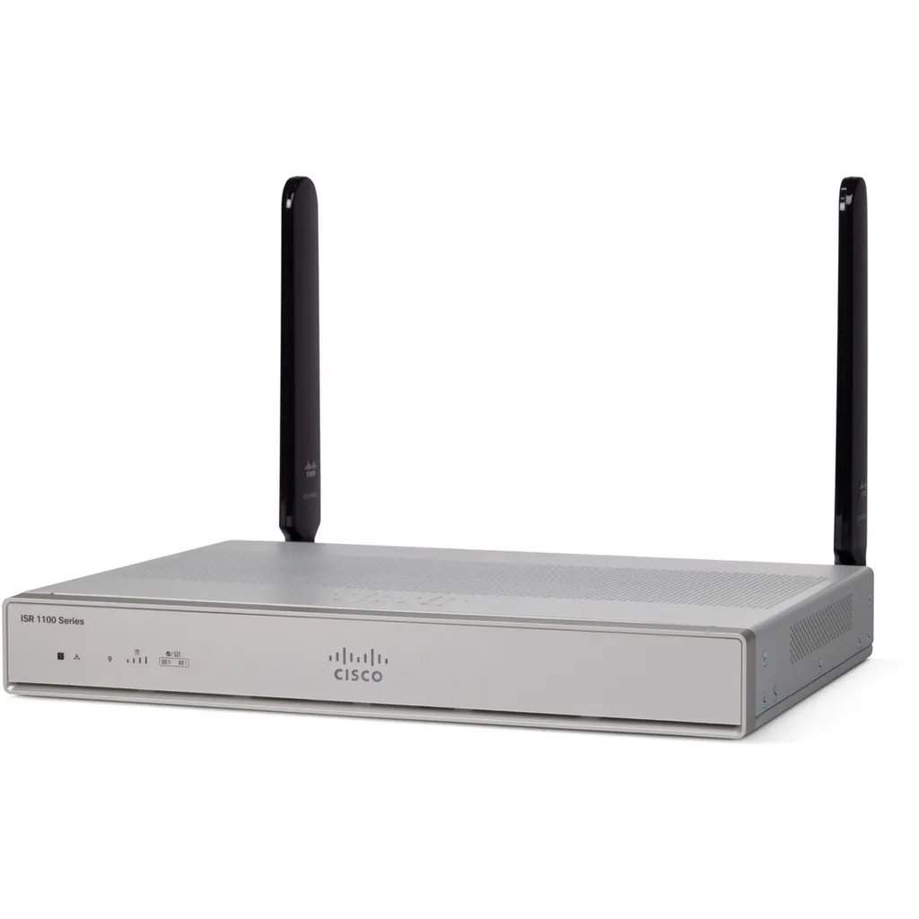 Router Cisco C1117-4P, 4 porte Gigabit Ethernet, VDSL, Silver - 1