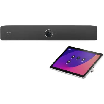 Sisteme për Konferencë Cisco CARBON WEBEX ROOM BAR / 4K Ultra HD / Single camera 12 MP 5x CMOS 1/2.3″ / e zezë