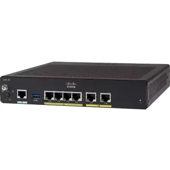 Router Cisco C921-4PLTEGB, Gigabit Ethernet, 4 porte LAN, LTE, e zi