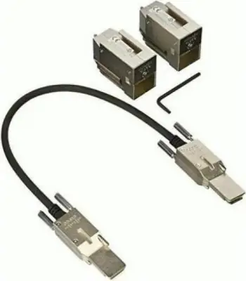 Kabllo rrjeti Cisco CATALYST 9200L, 0.48m, InfiniBand, zi/gri