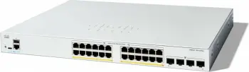 Switch Cisco Catalyst 1300-24FP-4G, 24 porta GE, PoE, 4x1GE SFP, Managed