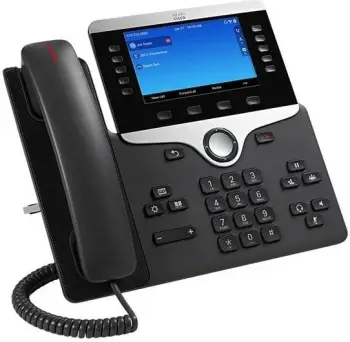 Telefon IP Cisco 8841, 5 inch, 2 porta LAN, i zi/argjendtë