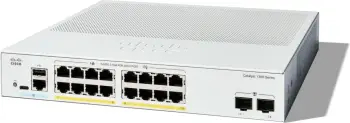Switch Cisco Catalyst C1300-16P-2G, 16 porte GE, PoE, 2x1GE SFP