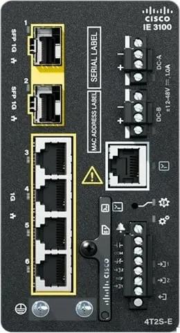 Switch Cisco Catalyst IE3100, Managed, 4 porta Gigabit, 2 SFP, rackmount, i zi - 1