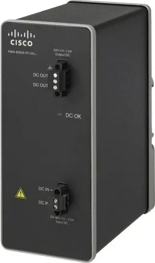 Furnizues energjie Cisco PWR-IE65W-PC-DC=, për switch, 65W, DC, i zi