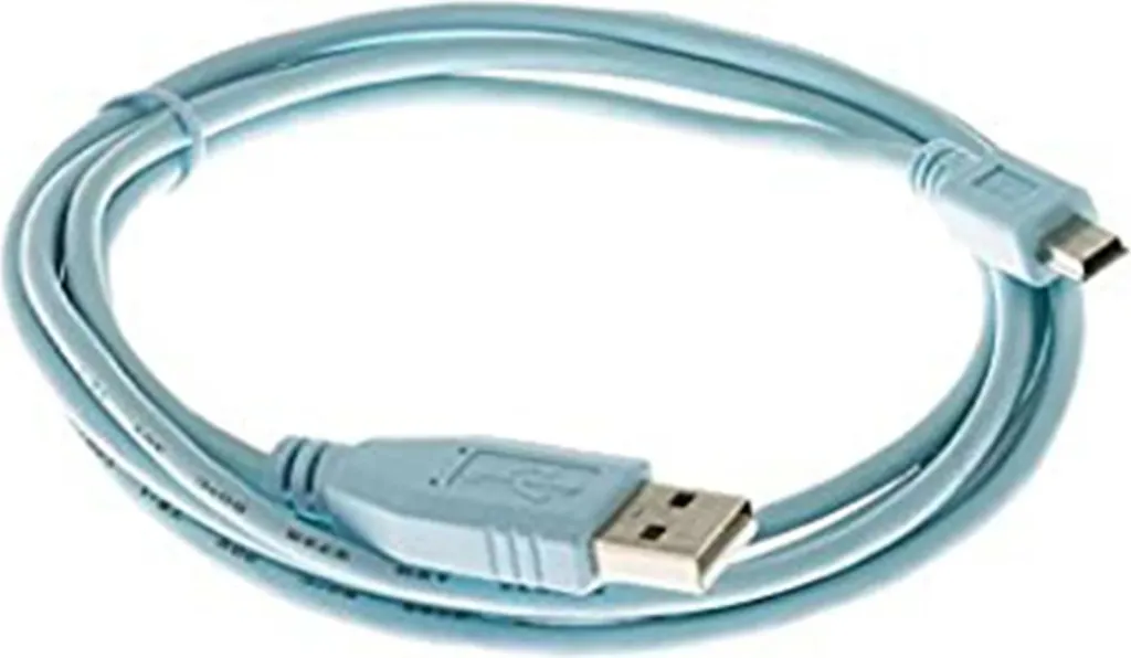 Kabëll konzolle Cisco CAB-CONSOLE-USB=, USB-A në Mini-B, 2m, zi - 1