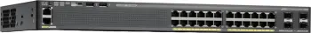 Switch, Cisco, WS-C2960X-24PS-L, 24 porte Gigabit, PoE+, SFP uplink, e zezë