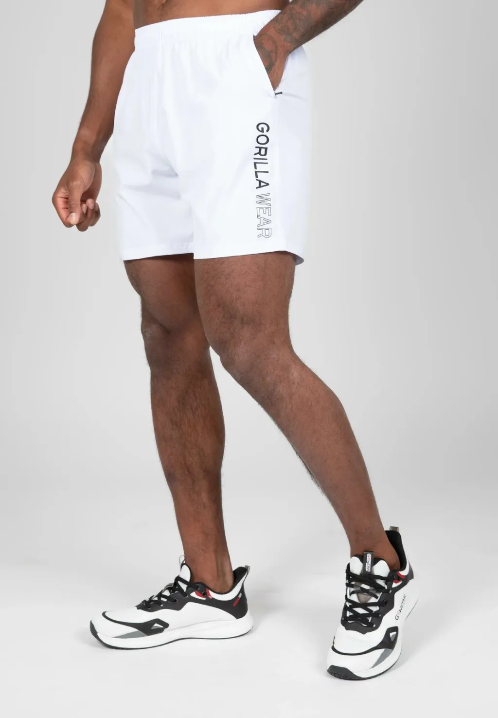 Pantallona të shkurtra Clarkson - të bardha - 2