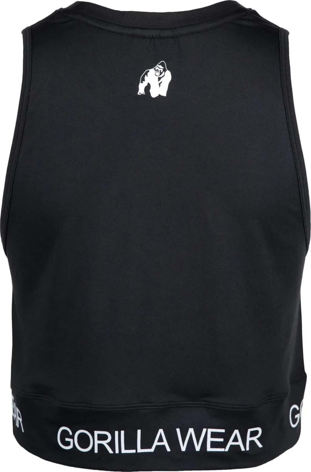 Colby Cropped Tank Top - Black - 6