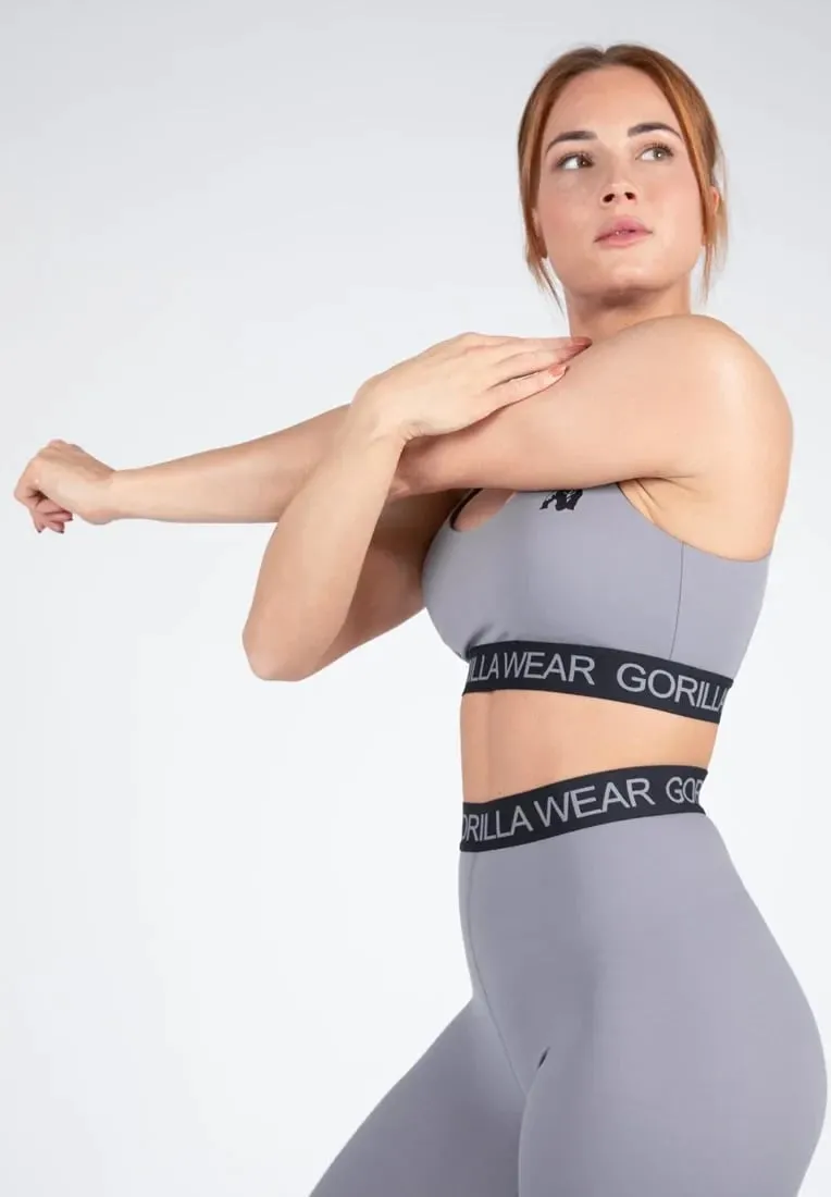 Colby Sports Bra - Gray - 4