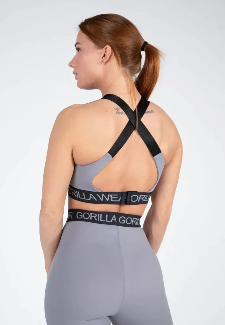 Colby Sports Bra - Gray - 8