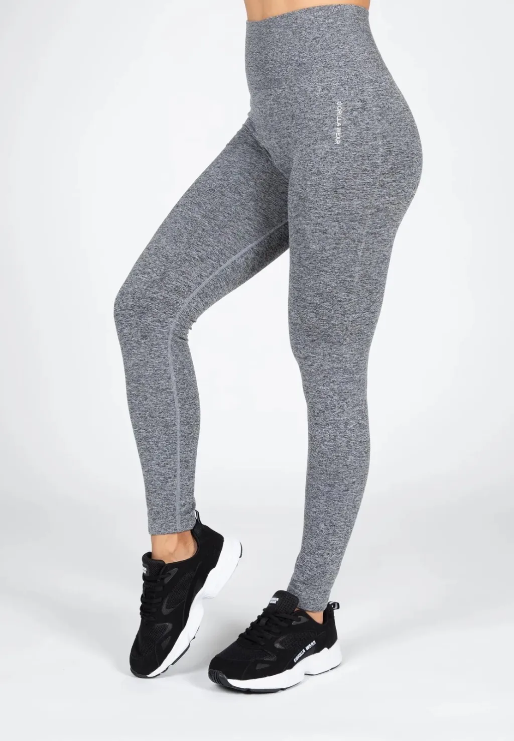 Quincy Seamless Leggings - Gray Melange - 1
