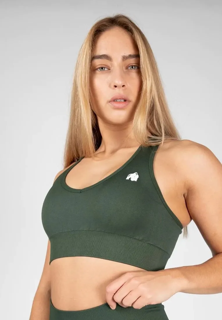 Neiro Seamless Bra - Army Green - 1