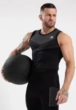 Maicë për meshkuj Norton Seamless Tank Top - E zezë - 1