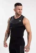 Maicë për meshkuj Norton Seamless Tank Top - E zezë - 9