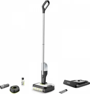 Fshesë elektrike me avull Karcher FC 2-4 Battery Set, pa kabllo, 0.2L, e bardhë