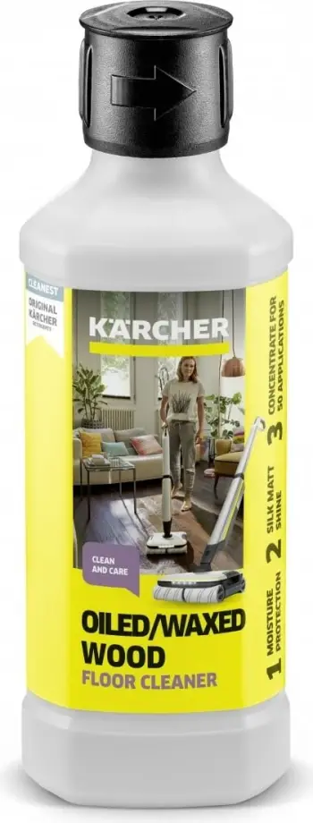 Solucion pastrimi për dysheme druri Karcher Floor Cleaner, 500ml, për parket