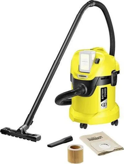 Fshesë me bateri Karcher WD 3 (1.629-910.0), e verdhë - 1