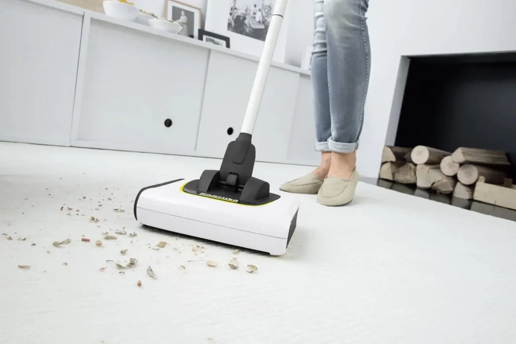 Fshesë pa kabllo Kärcher KB 5, bateri lithium ion, e verdhë - 2