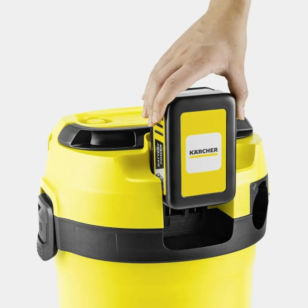 Fshesë KARCHER WD 3-18 Battery Set V-17/20, e zezë - 3