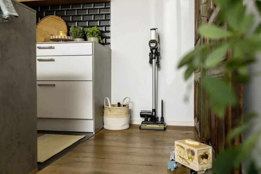 Stacion docking për fshesë dore KARCHER 2.863-089.0, Inox - 2