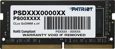 RAM memorie për laptop Patriot, SODIMM, DDR4, 32GB, 3200MHz, CL22 - 1