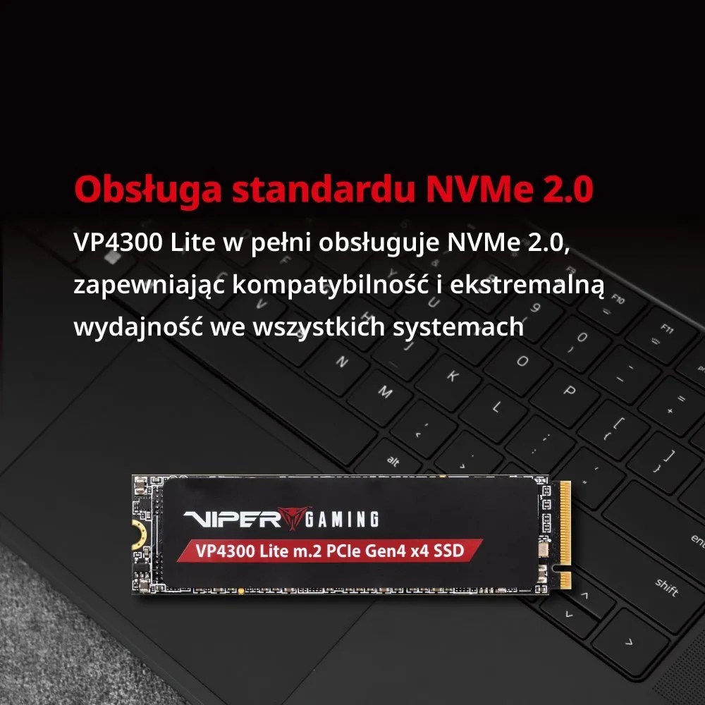 Disk SSD Patriot VP4300 Lite, 2TB, M.2 2280 PCI-E x4 Gen4 NVMe - 4