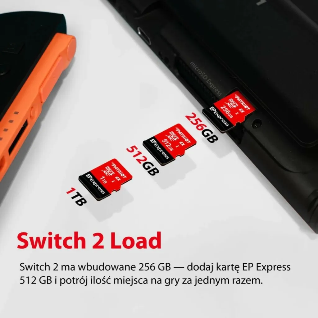 Kartë memorie Patriot EP Series Express, 256GB, MicroSDXC me adapter - 8