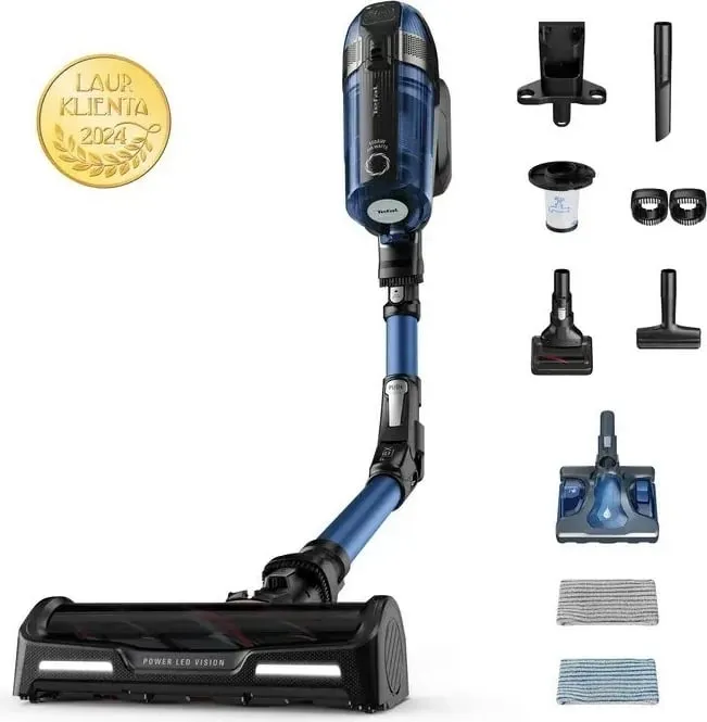 Fshesë pa kabllo Tefal TY98C0 X-Force 12.60, 900 ml, Blu - 3