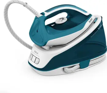Hekur me avull për hekurosje Tefal Express Essential SV6115, 2200 W, e gjelbër / kaltër
