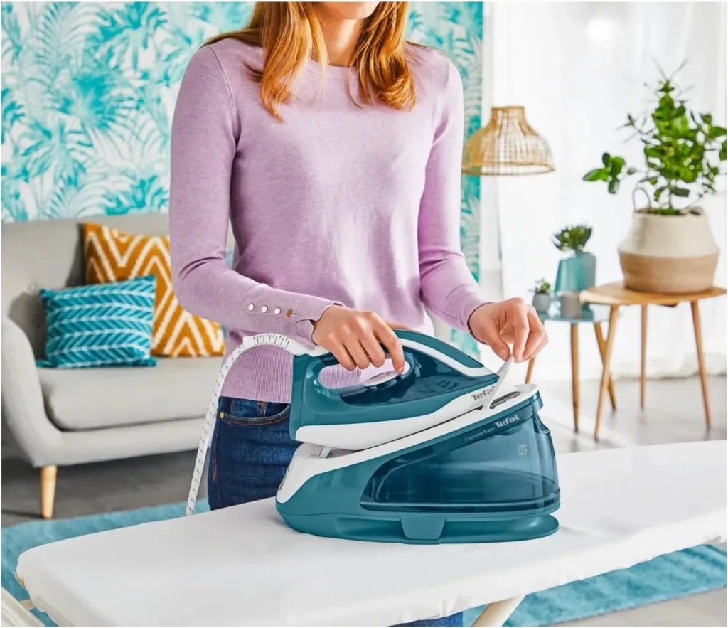 Hekur për rroba me bazë Tefal SV6131E0, 2200W, e gjelbërt - 6