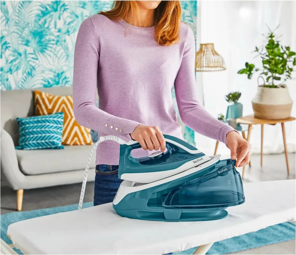 Hekur për rroba me bazë Tefal SV6131E0, 2200W, e gjelbërt - 7