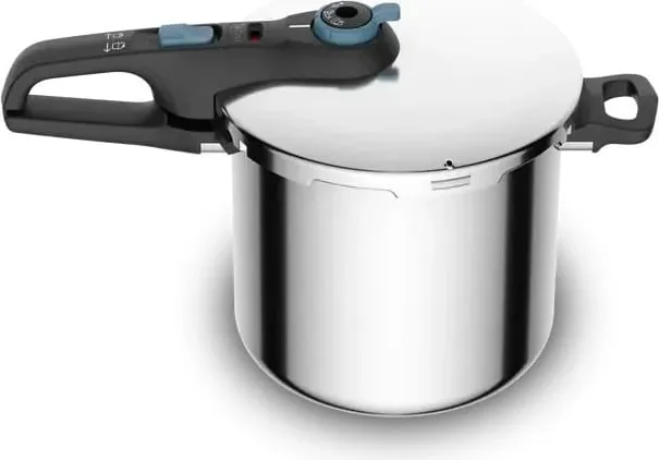 Tenxhere me presion Tefal Secure Trendy, 8L, inoks, me shportë - 2