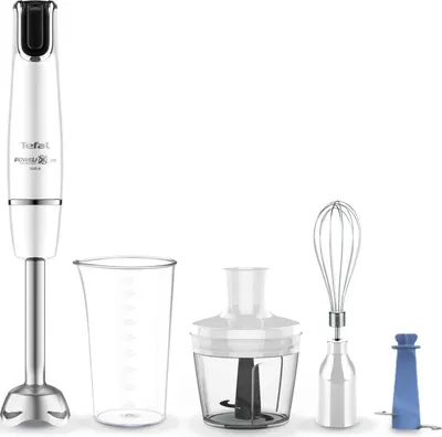 Mikser dore Tefal HB9441 Infinity Force, 1000W, enë 0.8L, i bardhë - 1