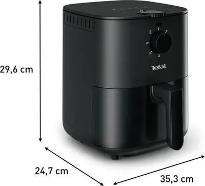 Fritezë me ajër Tefal Essential EY130815, 1400W, 3.5L, e zezë - 2