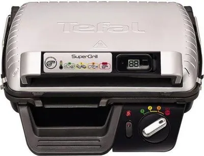 Grilë elektrike Tefal GC461B34, e zezë / e argjendtë - 1