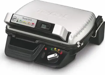 Grill kontakti Tefal SuperGrill GC451B12, me ngjyrë argjendi