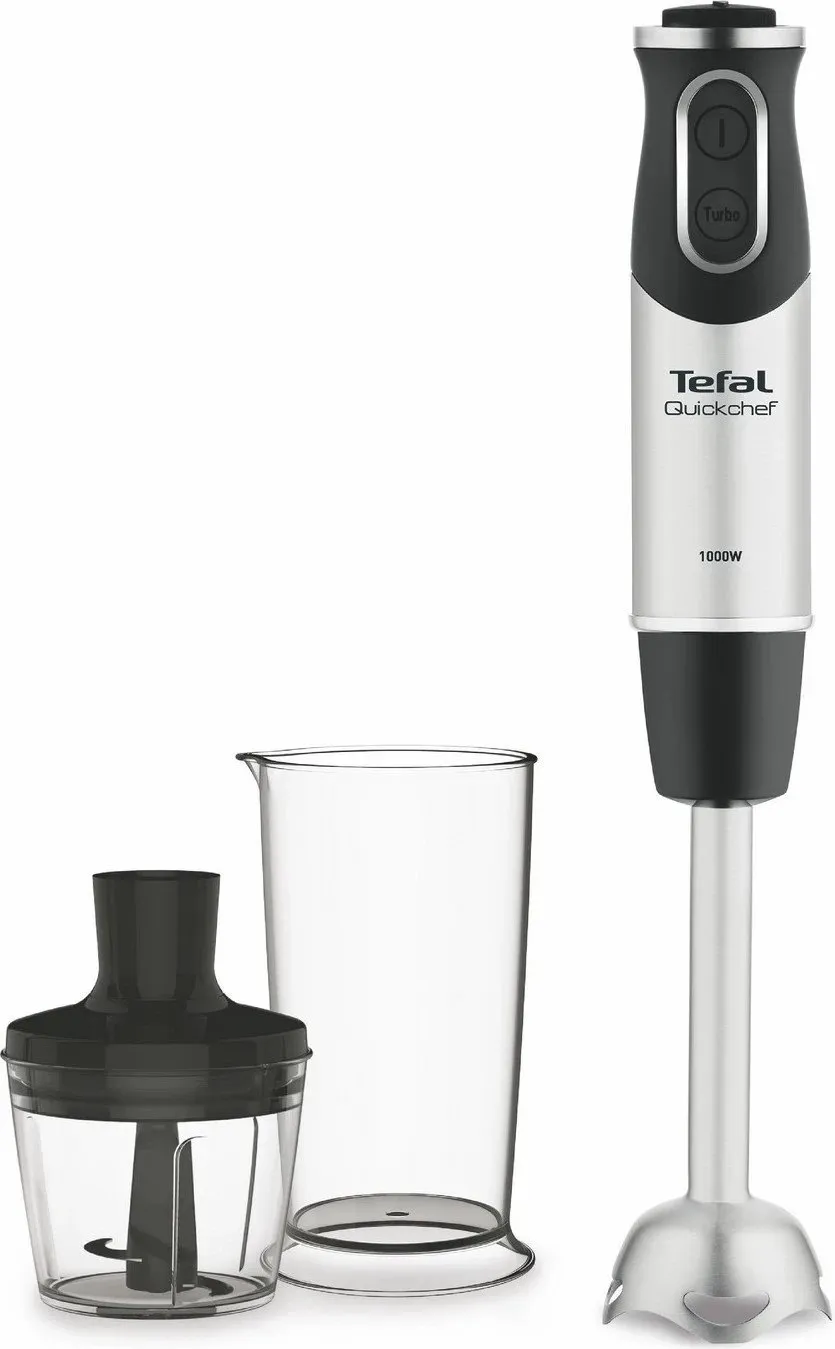 Blender dorë Tefal QuickChef, 1000W, 20 shpejtësi, zi-argjend - 1
