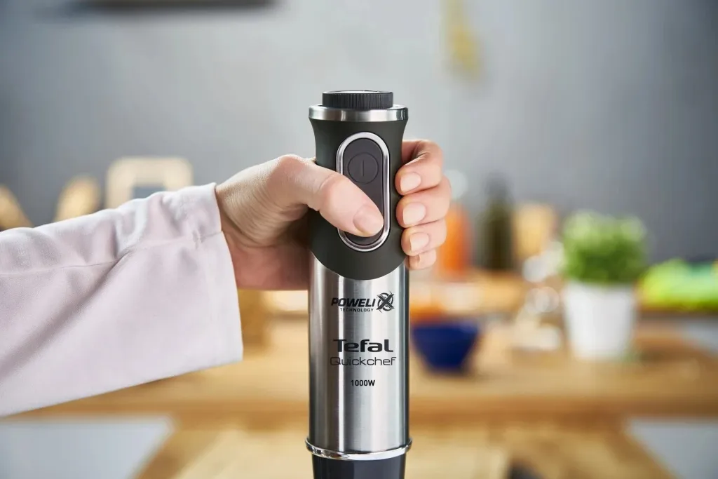 Blender dorë Tefal QuickChef, 1000W, 20 shpejtësi, zi-argjend - 7