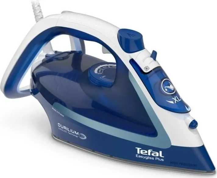 Hekur Tefal Easygliss Plus FV5735, 2500W, bardhë-kaltër - 1