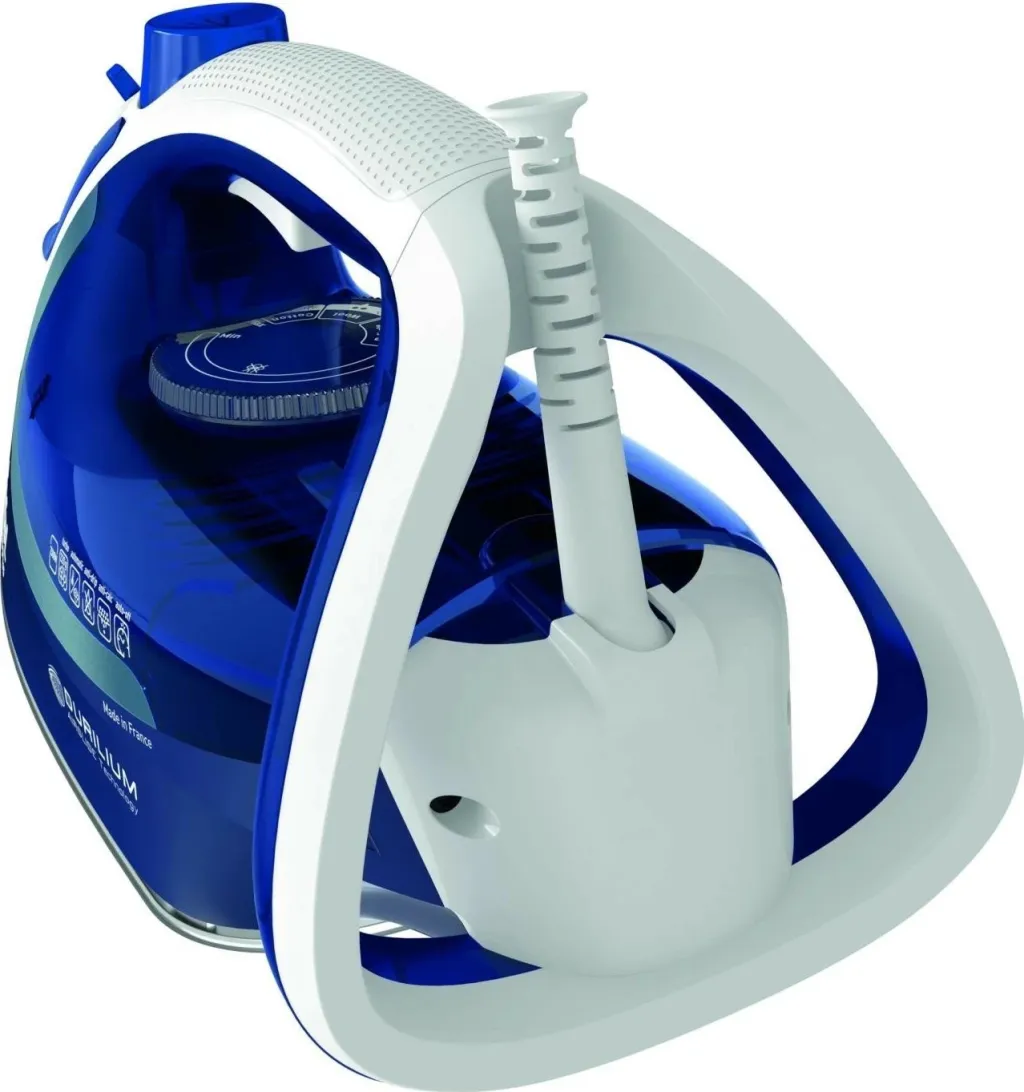Hekur Tefal Easygliss Plus FV5735, 2500W, bardhë-kaltër - 4