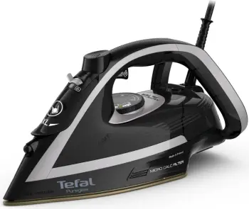 Hekur me avull Tefal Puregliss FV8062, 3000W, bazë Durilium AirGlide Autoclean, blu