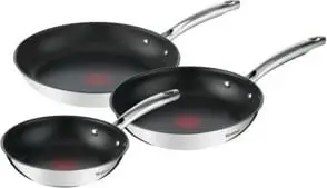 Set tenxheresh Tefal Duetto+ G732S3, 3 pjesë, inox, argjendtë