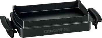 Tavë pjekjeje Tefal XA7278, për OptiGrill XL, drejtkëndëshe, e zezë