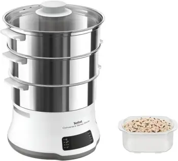 Avullore gatimi Tefal VC502D10 Convenient Series Deluxe, 3 nivele, kontroll digjital, inoks